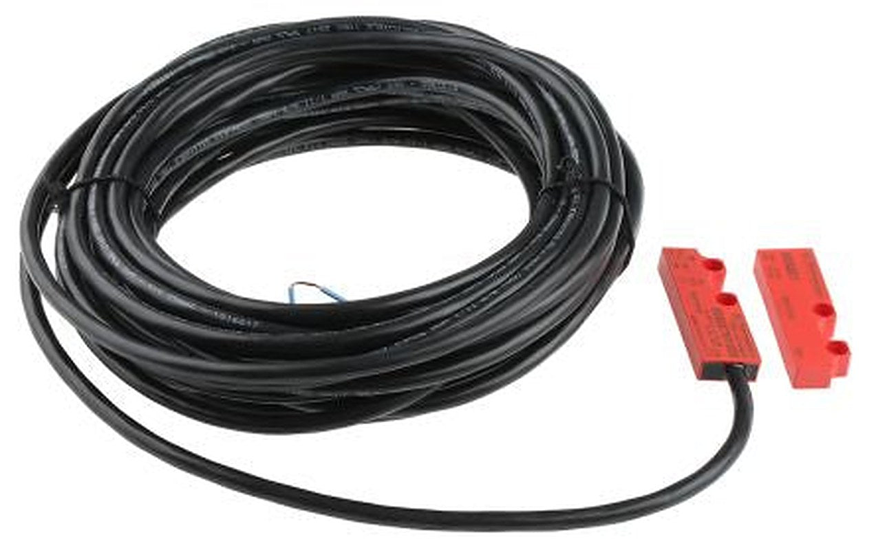 Telemecanique Sensors XCS-DMC Series Magnetic Non-Contact Safety Switch, Plastic Housing, 100V dc, NO, 10 m Cable