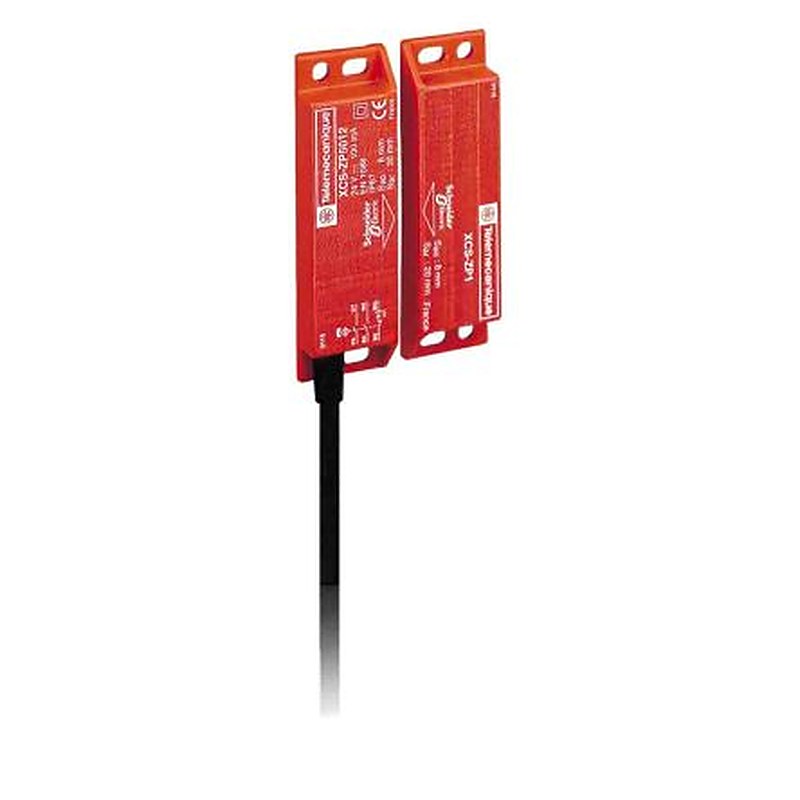 Telemecanique Sensors XCS-DMP Series Magnetic Non-Contact Safety Switch, Thermoplastic Housing, 100V dc, NC, NO, 10 m