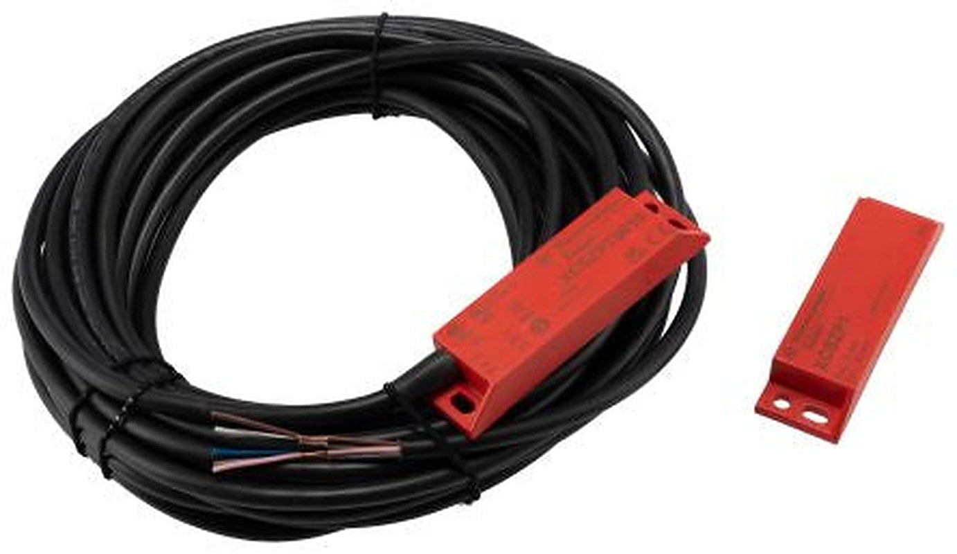 Telemecanique Sensors XCSDMP Series Magnetic Safety Switch, Plastic Housing, 100V dc, NO, 3 NC, 10 m Cable