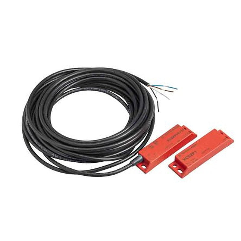 Telemecanique Sensors XCS-DMP Series Magnetic Non-Contact Safety Switch, Thermoplastic Housing, 100V dc, NO, 2 NC, 10 m