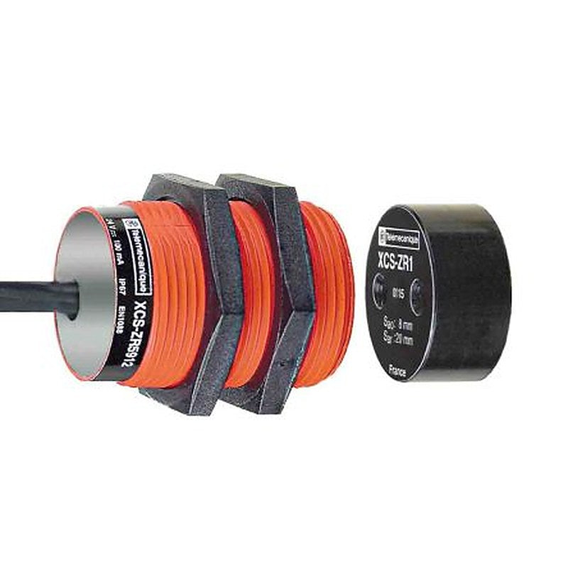 Telemecanique Sensors XCS-DMR Series Magnetic Non-Contact Safety Switch, Thermoplastic Housing, 100V dc, NO, NC, 10 m