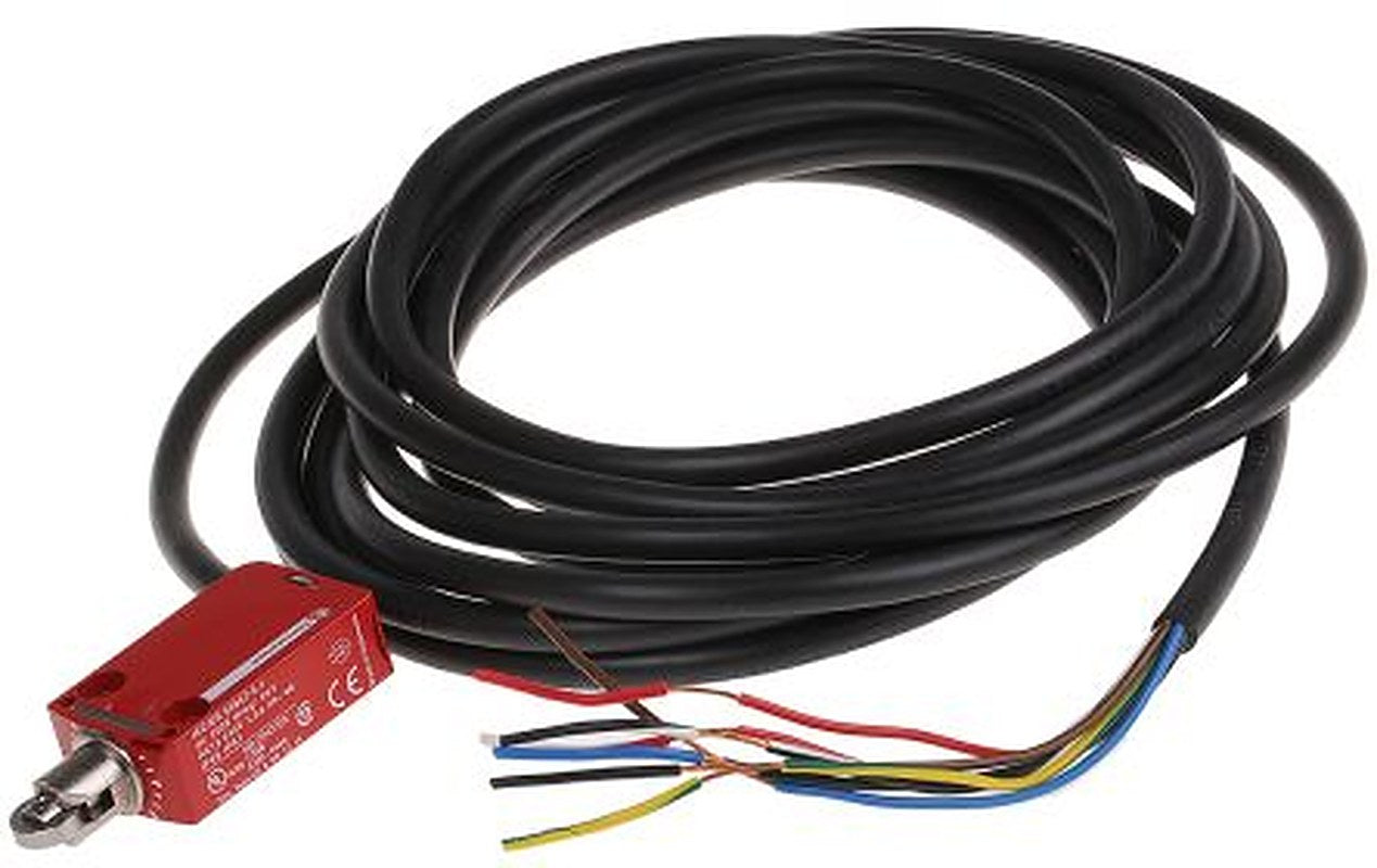 Telemecanique Sensors XCSM Series Roller Plunger Interlock Switch, 1 NO/2 NC, IP68, IP67, Metal Housing, 240V ac, 1.5A