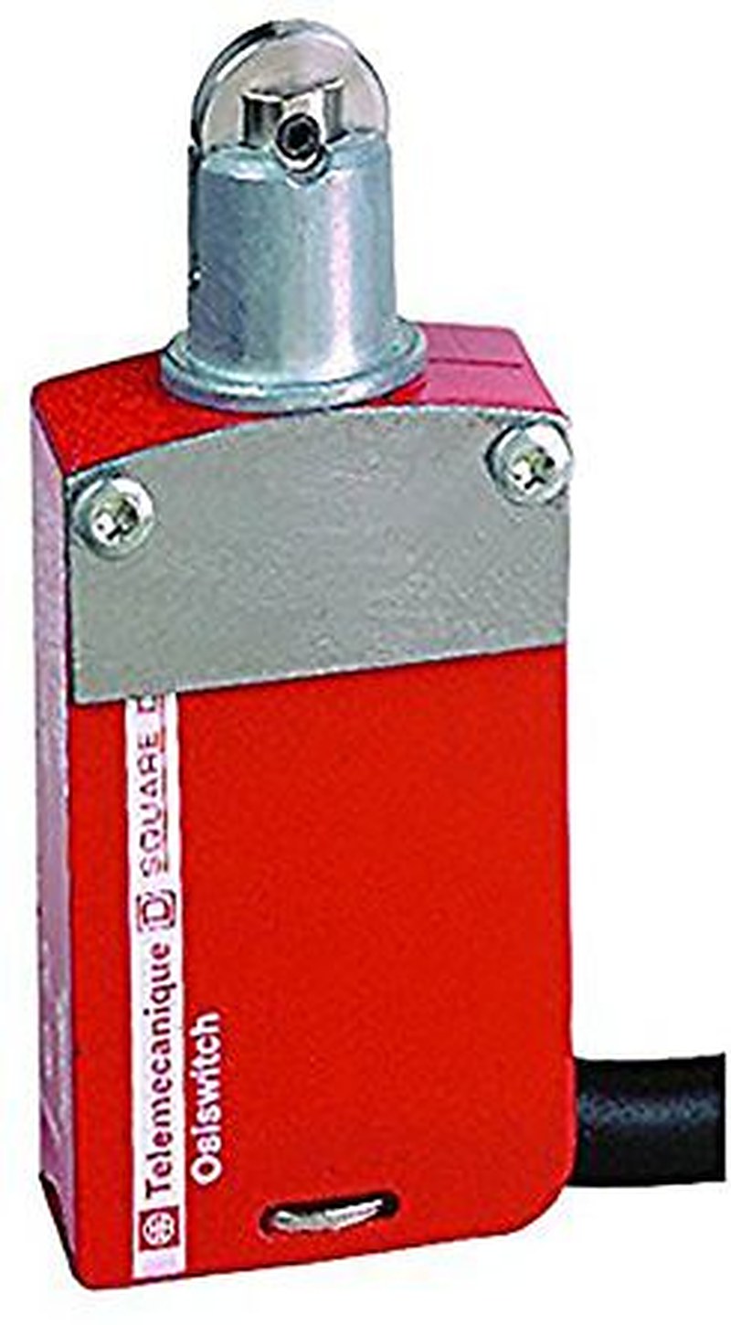 Telemecanique Sensors XCSM Series Roller Plunger Safety Limit Switch, 4P, IP66, IP67, IP68, Zinc Zamak Alloy Housing,