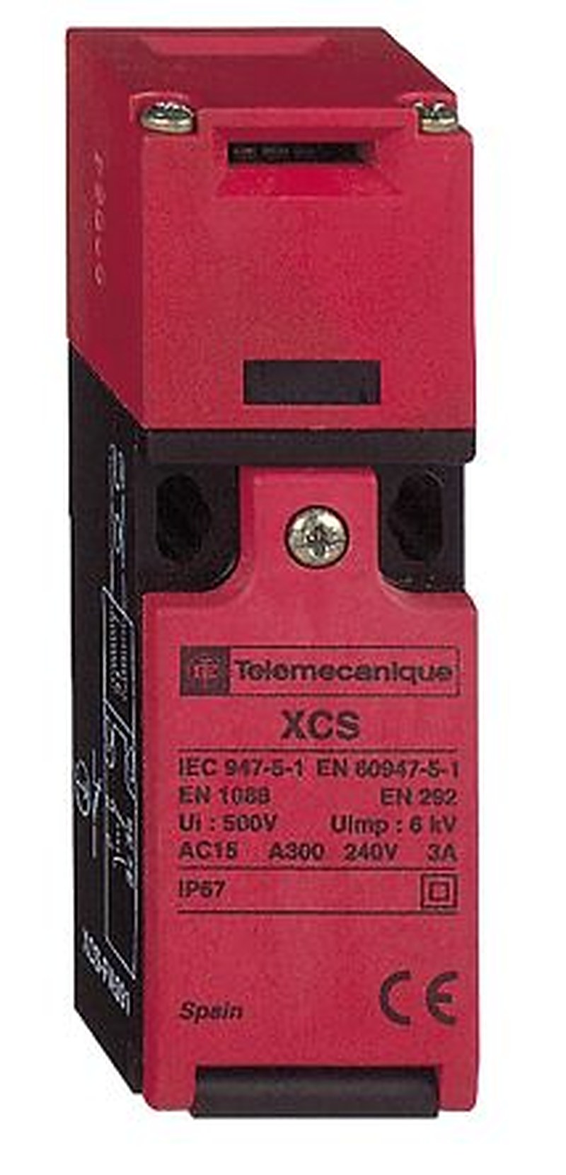 Telemecanique Sensors XCSPA Interlock Safety Interlock Switch, Keyed, Fibreglass Reinforced Nylon, Key