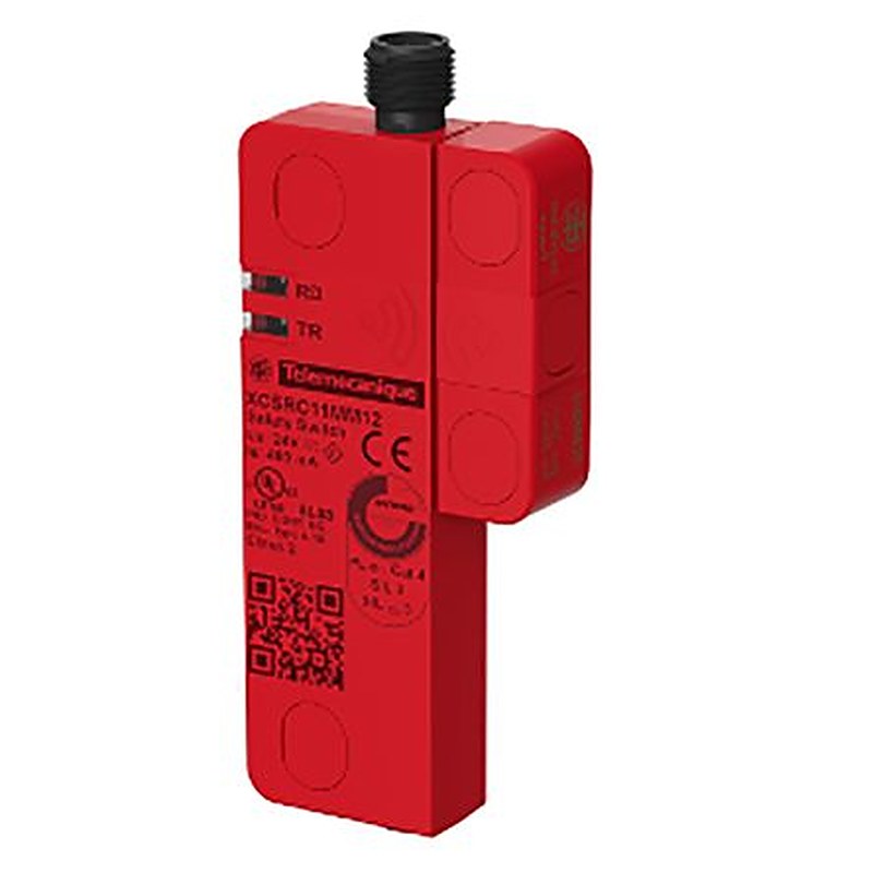 Telemecanique Sensors XCSRC Series RFID Non-Contact Safety Switch, Valox Housing, 26.4V dc, 2 NO, M12