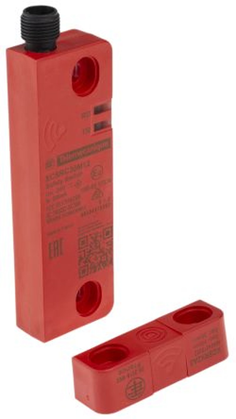 Telemecanique Sensors XCSRC Series RFID Non-Contact Safety Switch, Valox Housing, 26.4V dc, 2 NO, M12