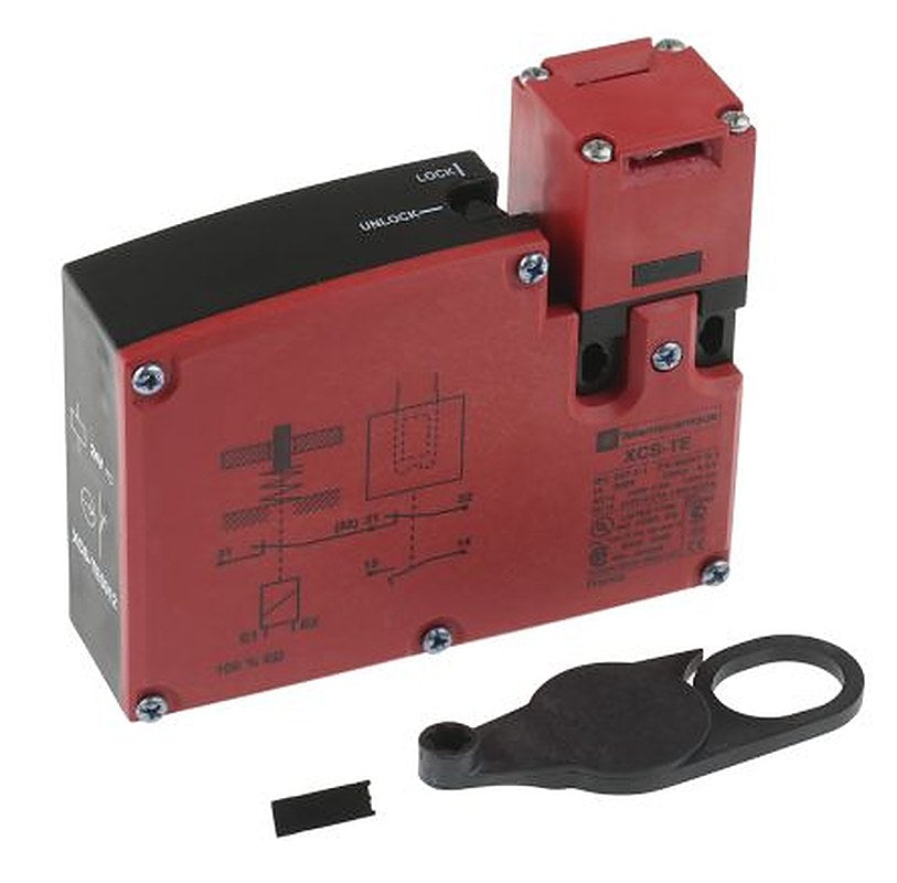 Telemecanique Sensors XCS-TE Series Safety Switch, Power to Unlock Actuator Included