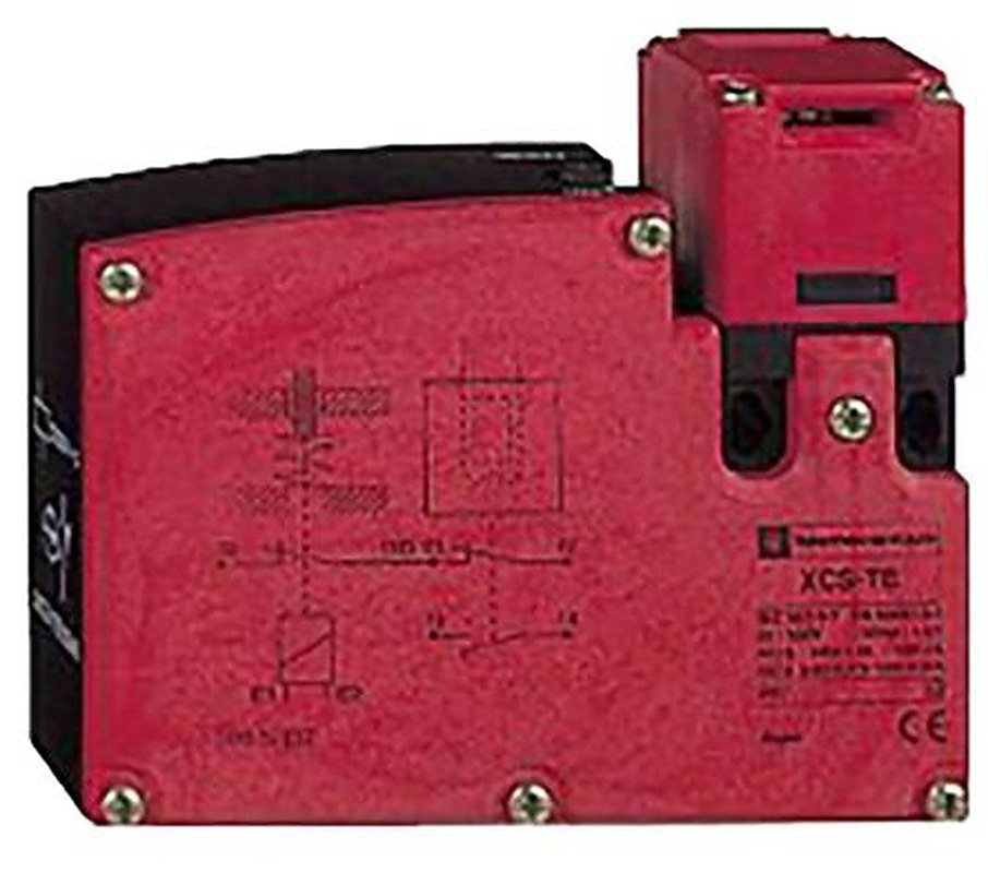 Telemecanique Sensors XCS-TE Series Solenoid Interlock Switch, Power to Unlock Actuator Included