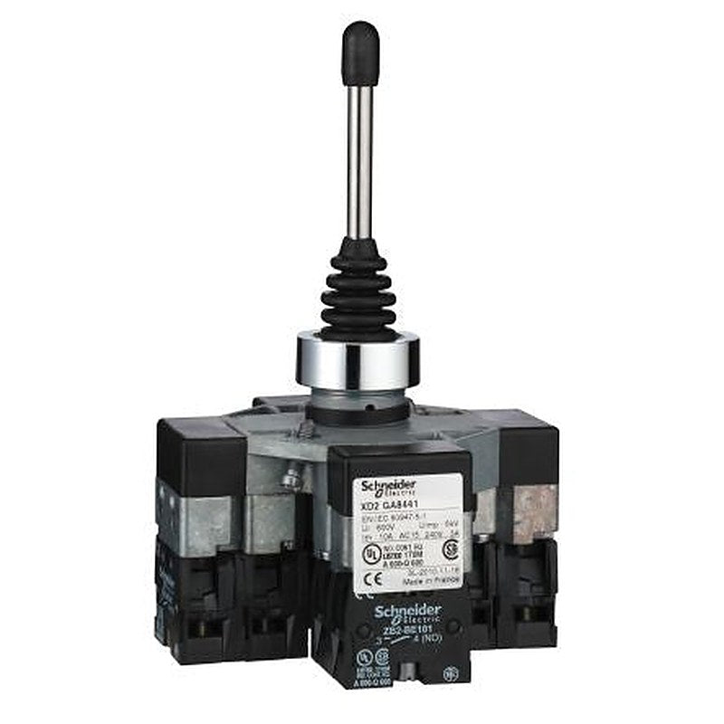 Schneider Electric Harmony Series Push Button Switch, Panel, 22 mm Cutout, DPST, IP66