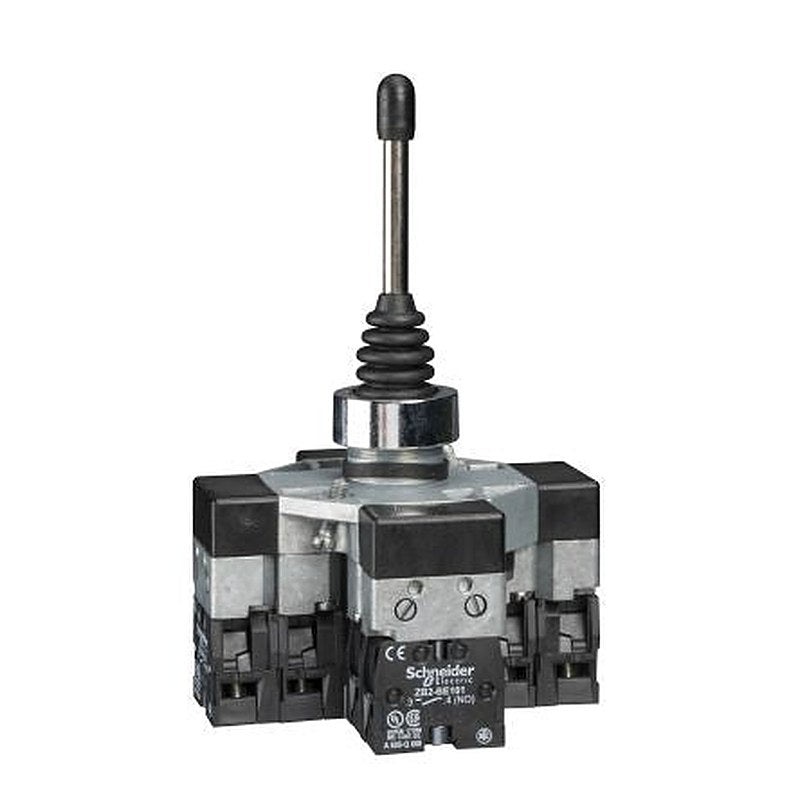 Schneider Electric Harmony Series Push Button Switch, Stay Put, Spring Return, Panel, 22 mm Cutout, DPST, IP66, 250 V dc