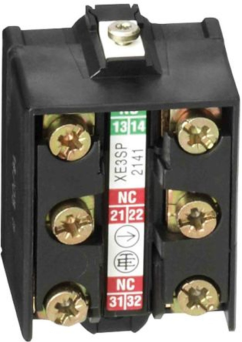 Telemecanique Sensors Limit Switch Contact Block, OsiSense XC Series, 1 NO/2 NC
