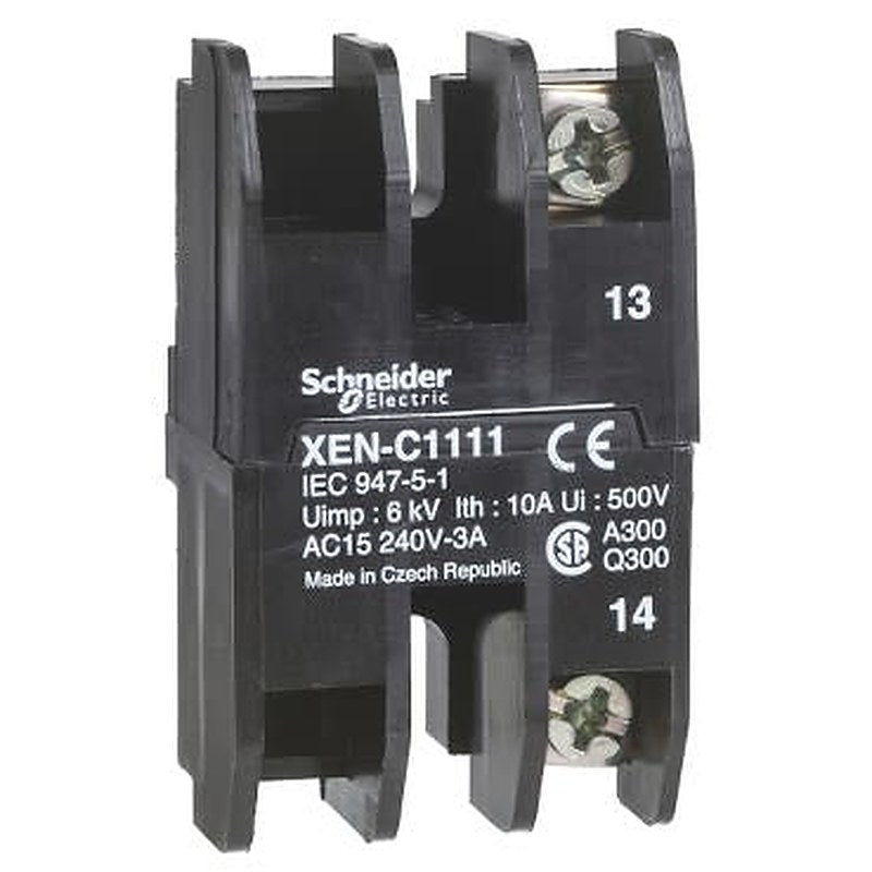 Schneider Electric Harmony Series Contact Block, 50V, 1 NO