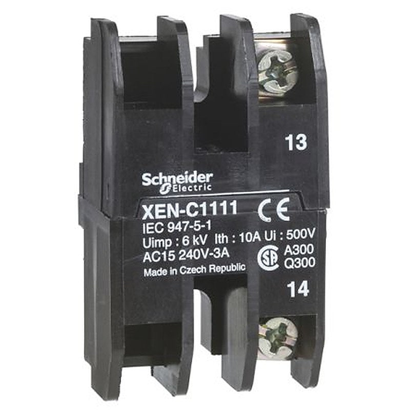 Schneider Electric XENC Series Contact Block, 1 NC