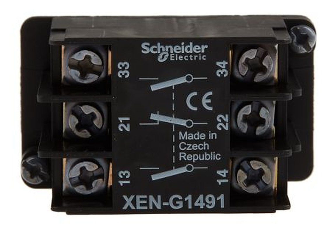 Schneider Electric Harmony Series Contact Block, 60V, 2 NO/1 NC