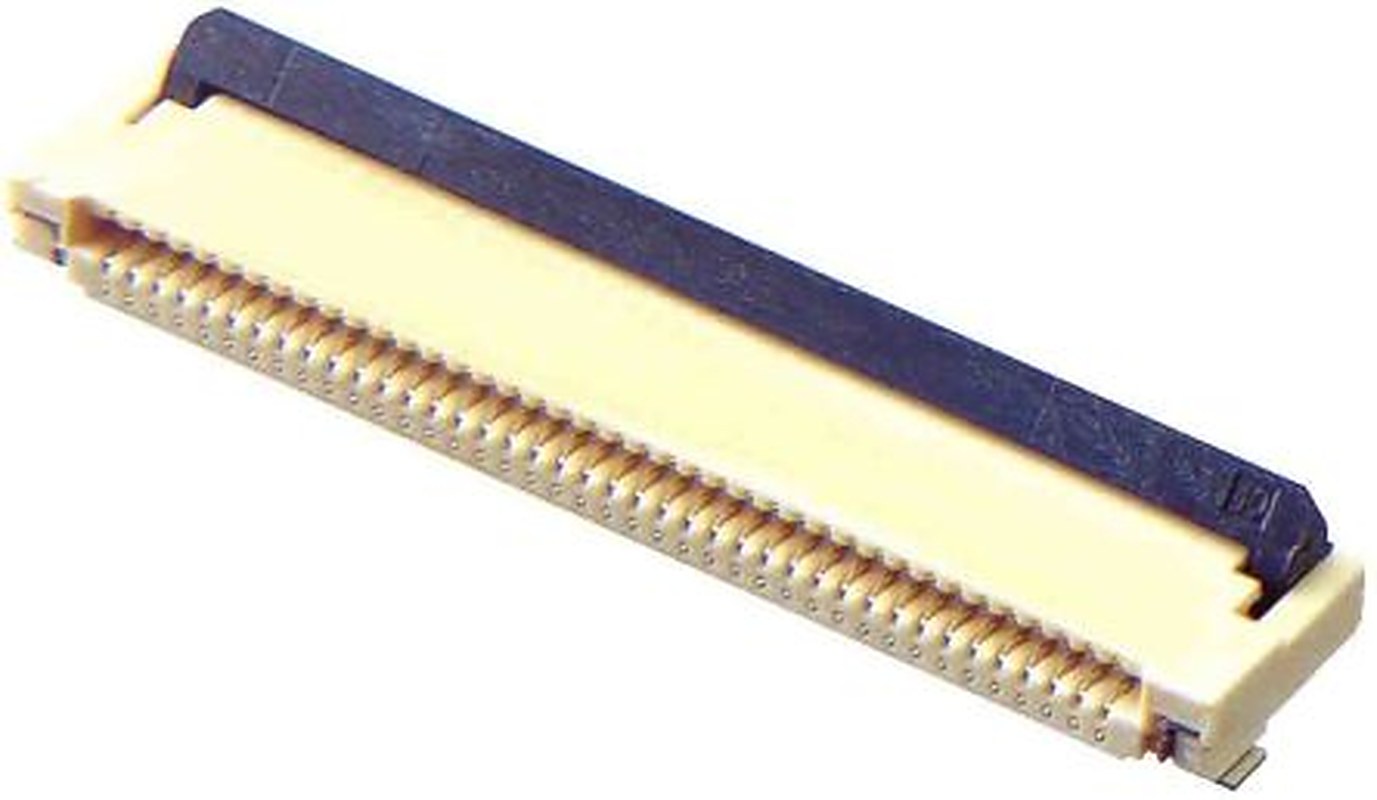 Omron, XF2M 0.5 mm Pitch 6 Way Right Angle Female FPC Connector, Top & Bottom Contact