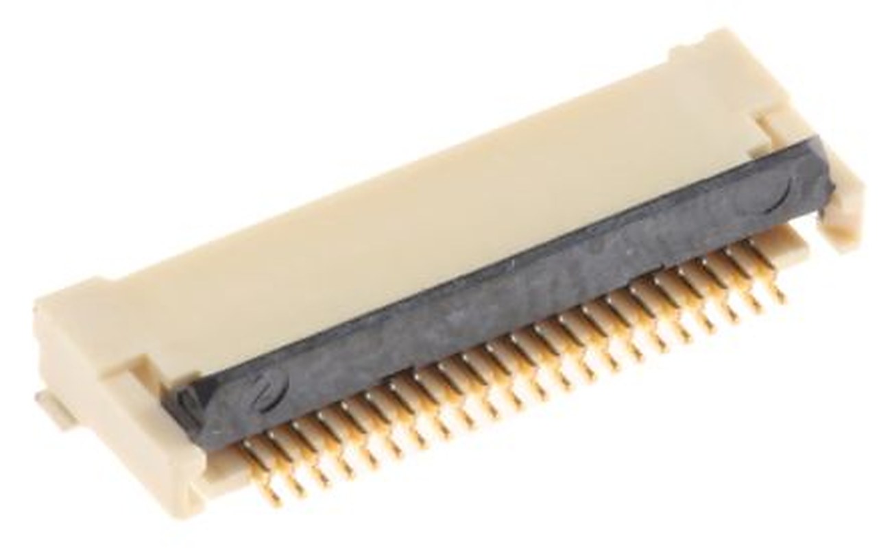 Omron, XF2M 0.5 mm Pitch 22 Way Right Angle Female FPC Connector, Solder