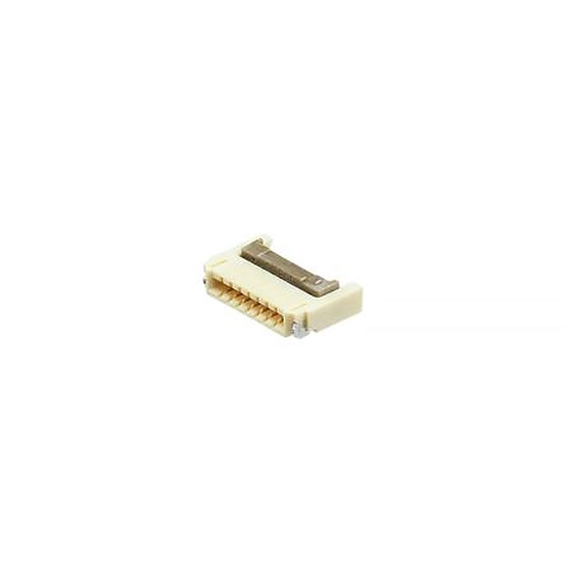 Omron, XF2W 0.5 mm Pitch 7 Way Straight FPC Connector, Solder