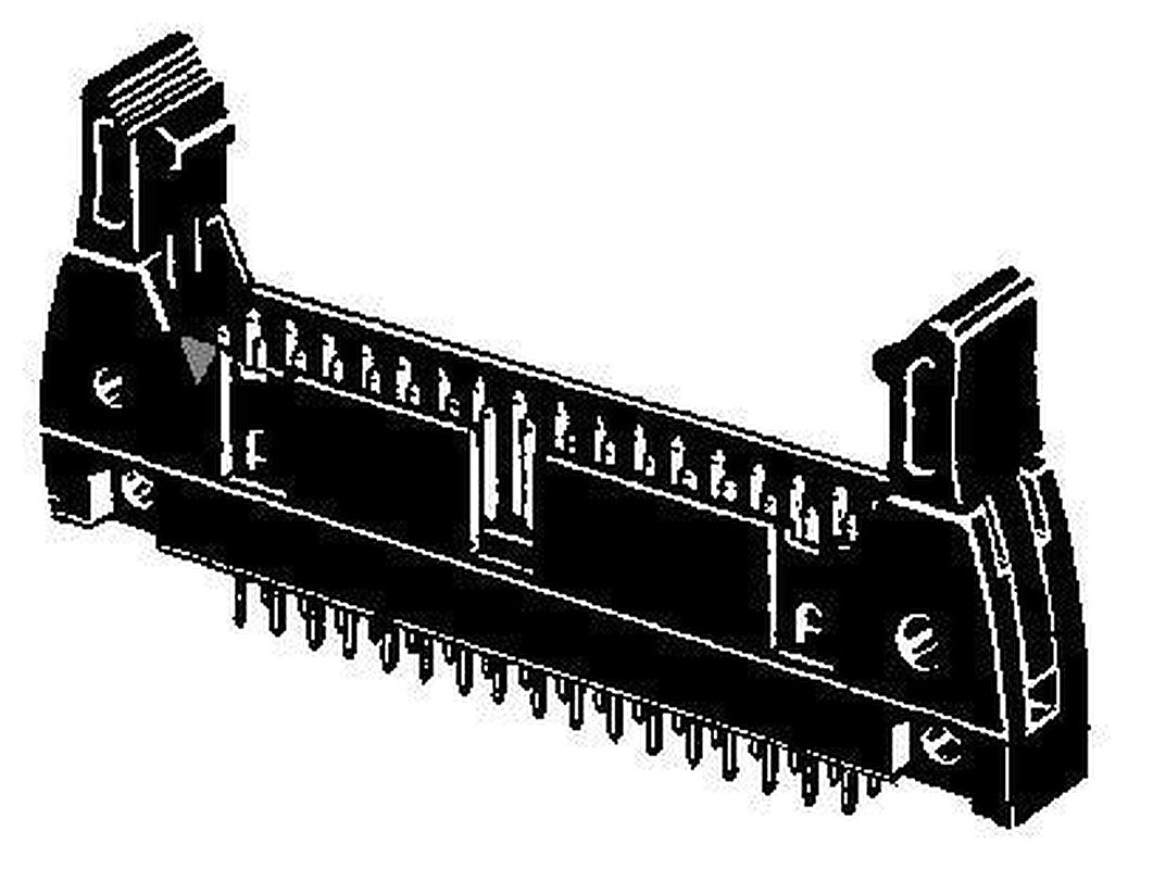 Omron 20-Way Connector Male for Through Hole, 2 Row