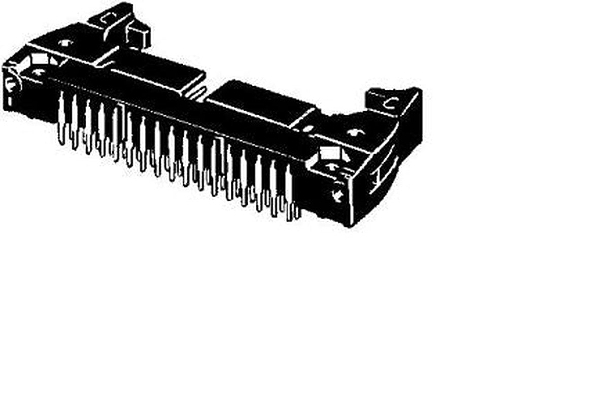 Omron 64-Way Connector Male for Through Hole, 2 Row