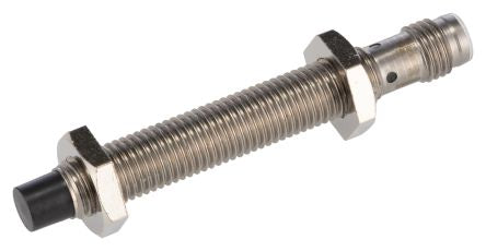 Omron E2A-S08LN04-M5-B1 Threaded Barrel Inductive Proximity Sensor, M8 PNP E2A 24V dc 4 mm 32 V dc 200mA