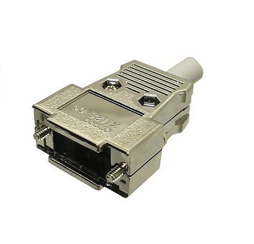 Omron XM2S Series Polybutylene Terephthalate Straight D-Sub Backshell, 25 Way Strain Relief