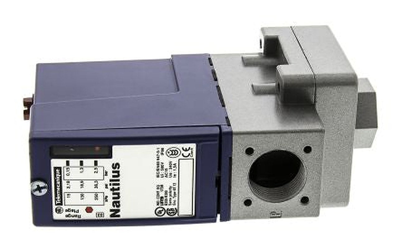 Telemecanique Sensors XMLA Series Pressure Sensor, Relay Output 0.15 bar 2.5 bar, Differential Reading