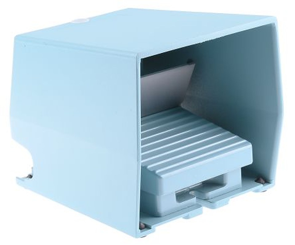 Schneider Electric Industrial Duty Momentary On-Off Foot Switch - 2 NO/2 NC Metal 3A Contact Current, 240 V ac Contact
