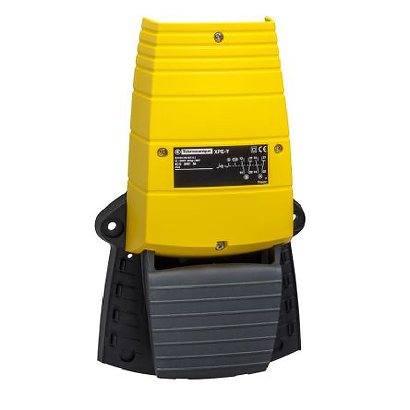 Schneider Electric Industrial Duty Momentary On-Off Foot Switch - 1 NO/1 NC Plastic 3A Contact Current, 240 V ac Contact