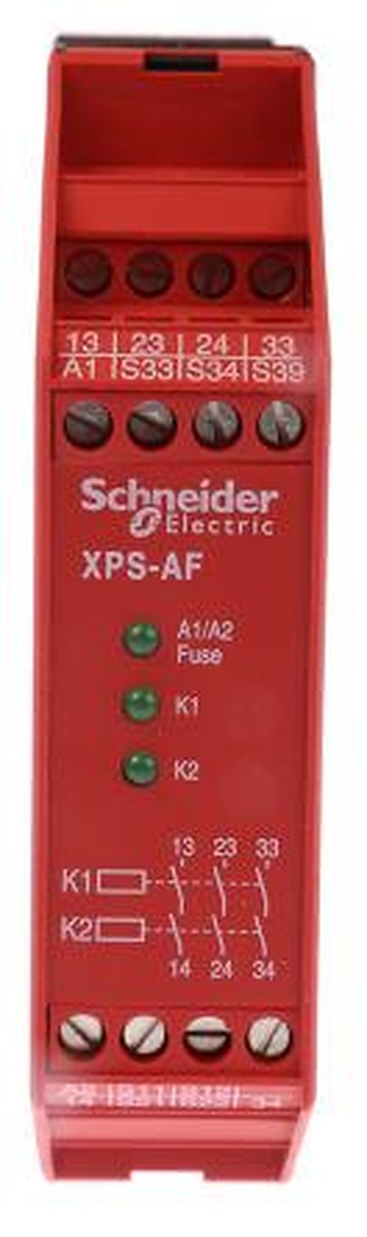 Schneider Electric Preventa XPS AF Safety Relay 24V ac/dc, Single/Dual-Channel 3 Safety Contacts