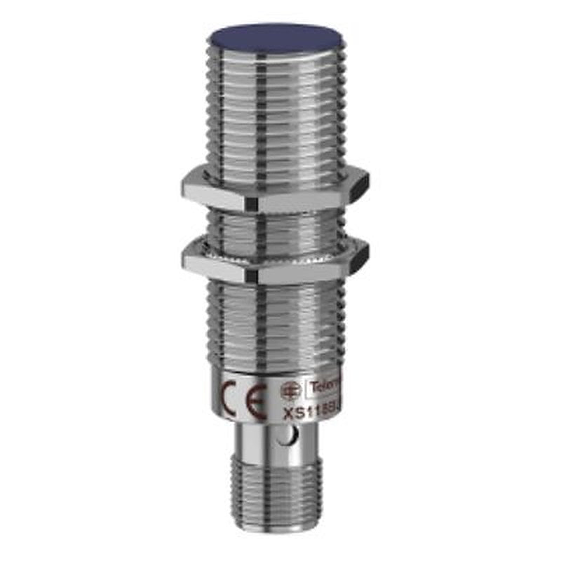 Telemecanique Sensors XS118BHPBM12 Threaded Barrel Inductive Proximity Sensor, M18 x 1 PNP XS 24V ac 8 mm 24 V dc 10mA