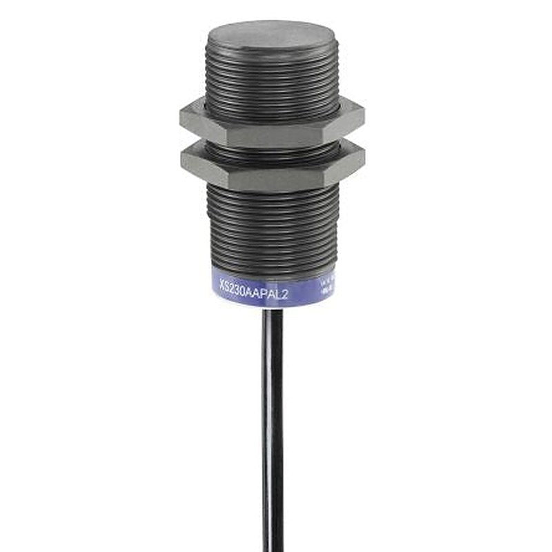 Telemecanique Sensors XS230AAMAL10 Threaded Barrel Inductive Proximity Sensor, M30 x 1.5 2-Wire OsiSense XS 240V 22 mm