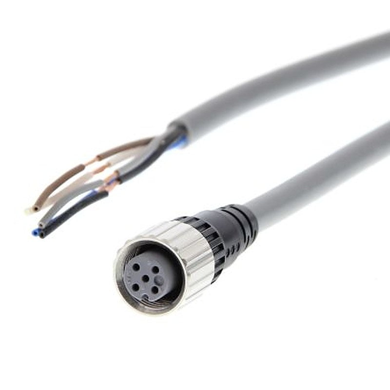 Omron Female 5 way Straight to Unterminated Sensor Actuator Cable, 5 m