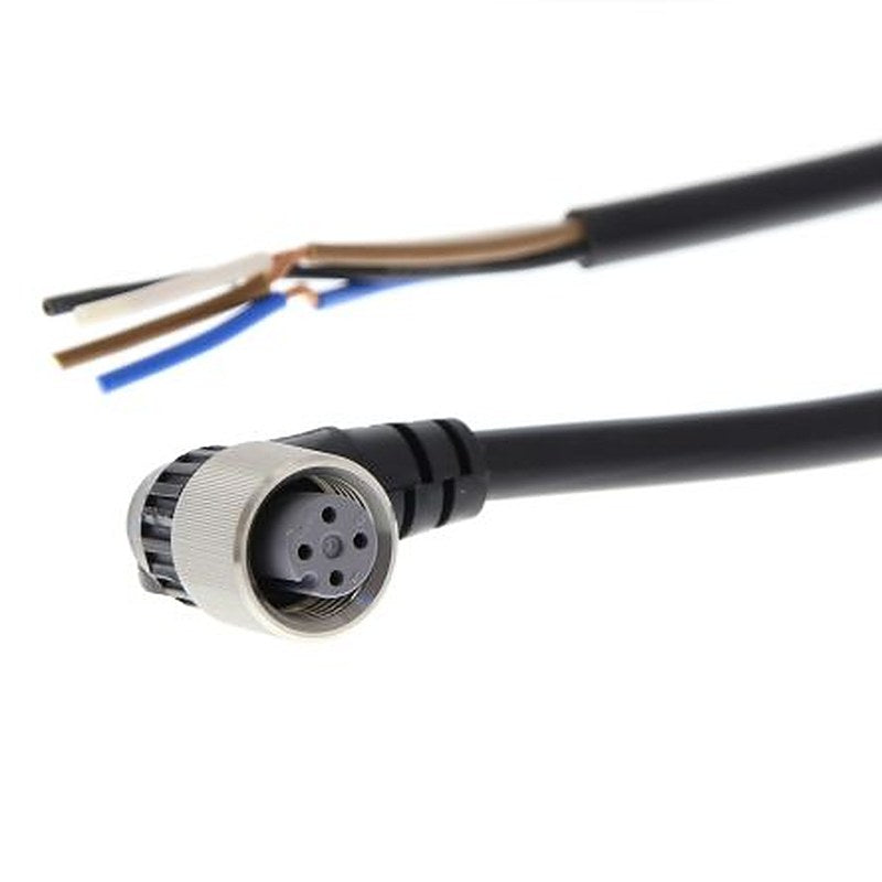 Omron Female 4 way Right Angle to Unterminated Sensor Actuator Cable, 2 m