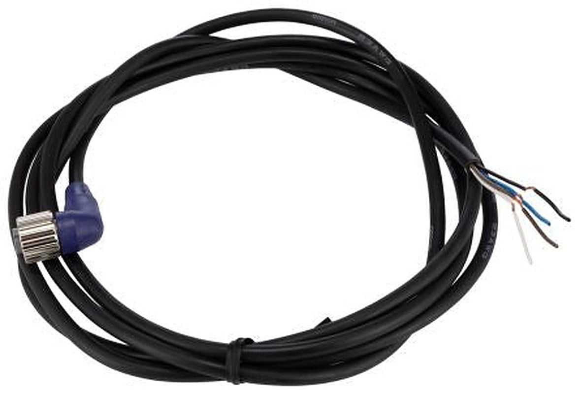 Omron Female 4 way Right Angle to Unterminated Sensor Actuator Cable, 2 m