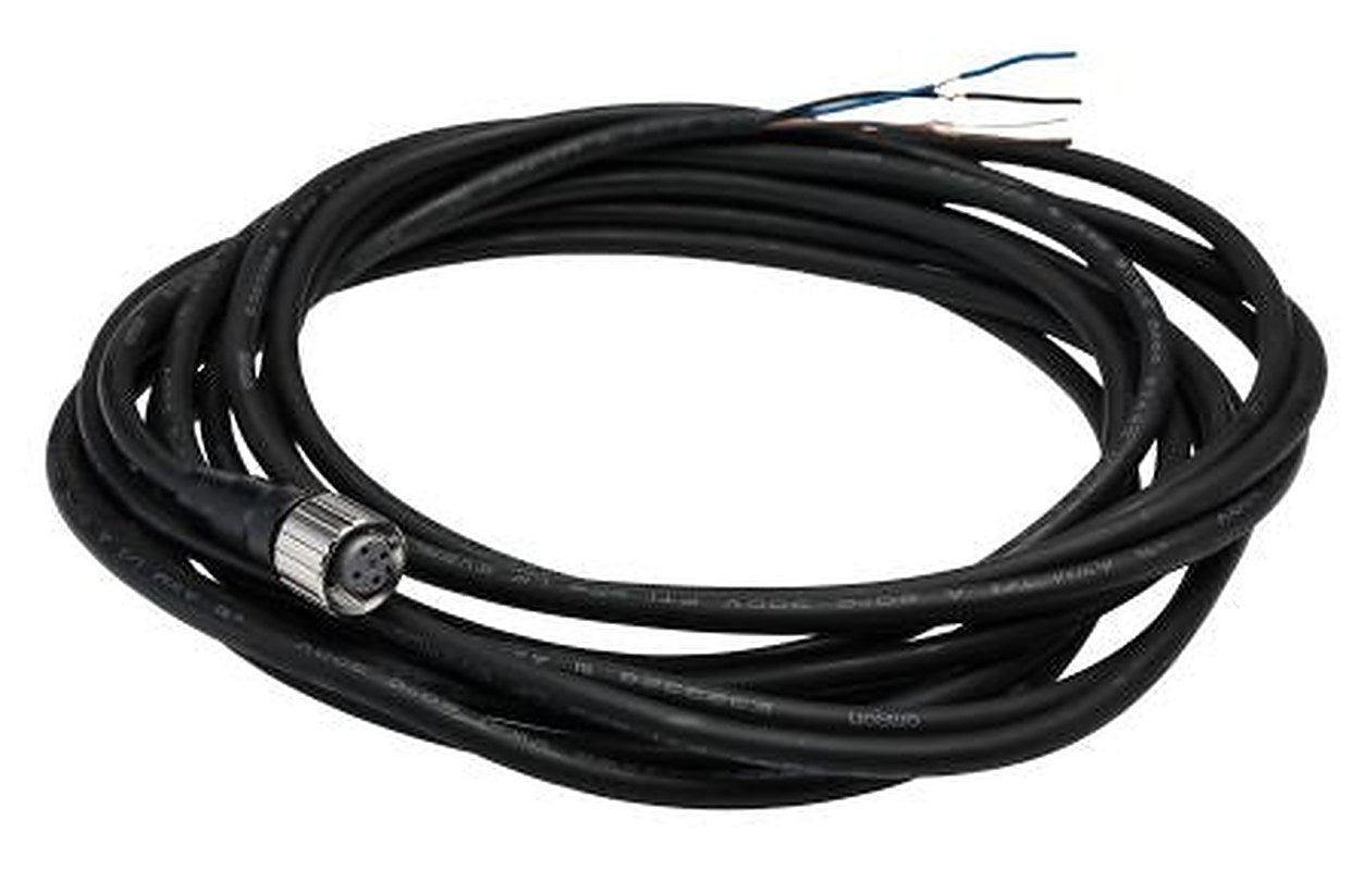 Omron Female 5 way Straight to Unterminated Free End Sensor Cable, 5 m