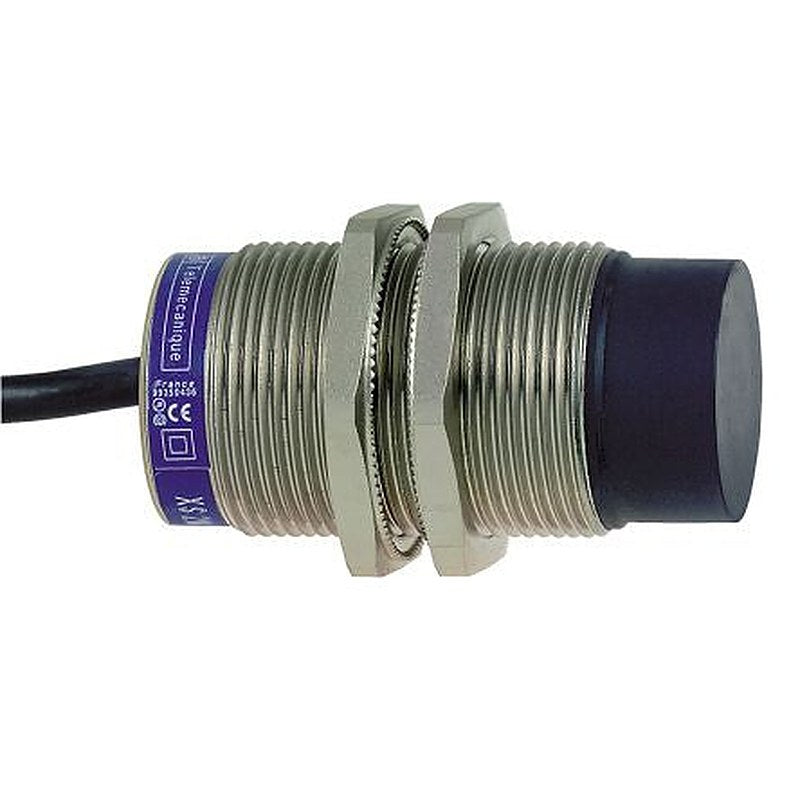 Telemecanique Sensors XS2M30MA250 Threaded Barrel Inductive Proximity Sensor, M30 x 1.5 2-Wire OsiSense XS 240V ac/dc 15