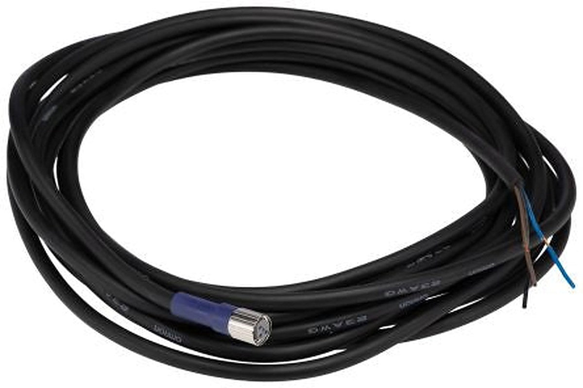 Omron Female 3 way M8 to Unterminated Sensor Actuator Cable, 5 m