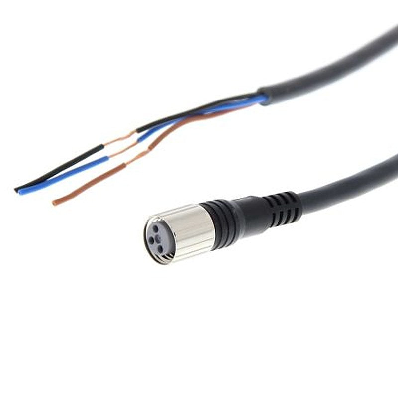 Omron Female 4 way Straight to Unterminated Free End Sensor Actuator Cable, 5 m