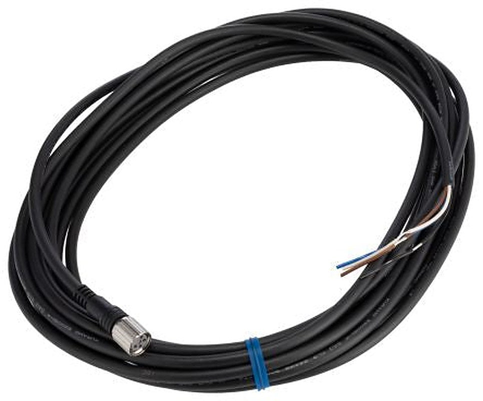 Omron Female 4 way Straight to Unterminated Free End Sensor Actuator Cable, 5 m