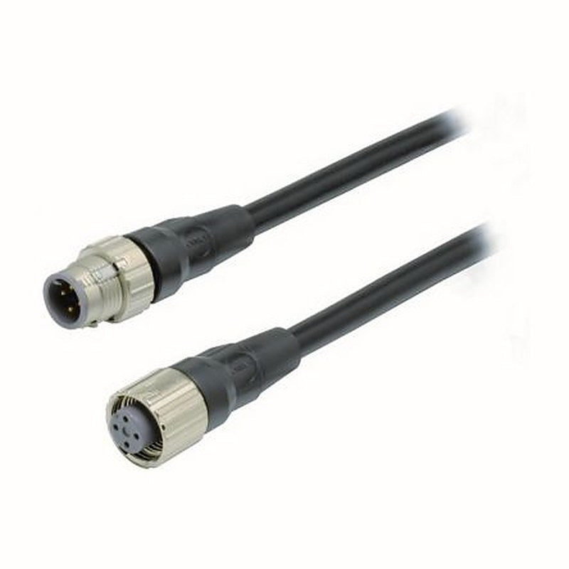 Omron Female 4 way Straight to Male 4 way Straight Sensor Actuator Cable, 2 m