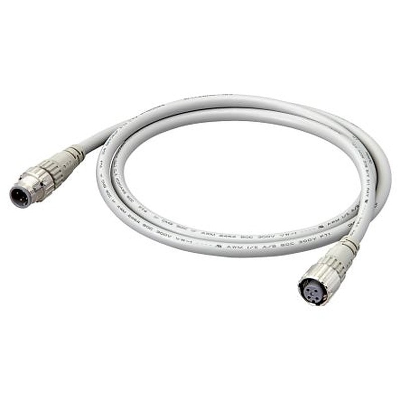 Omron Female 4 way Straight to Male Straight Sensor Actuator Cable, 5 m