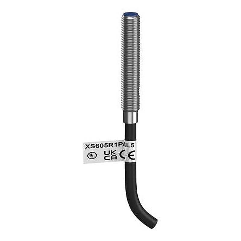 Telemecanique Sensors XS605R1PAL5 Barrel Inductive Proximity Sensor, M5 PNP XS 24V dc 1.5 mm 24 V dc 100mA dc