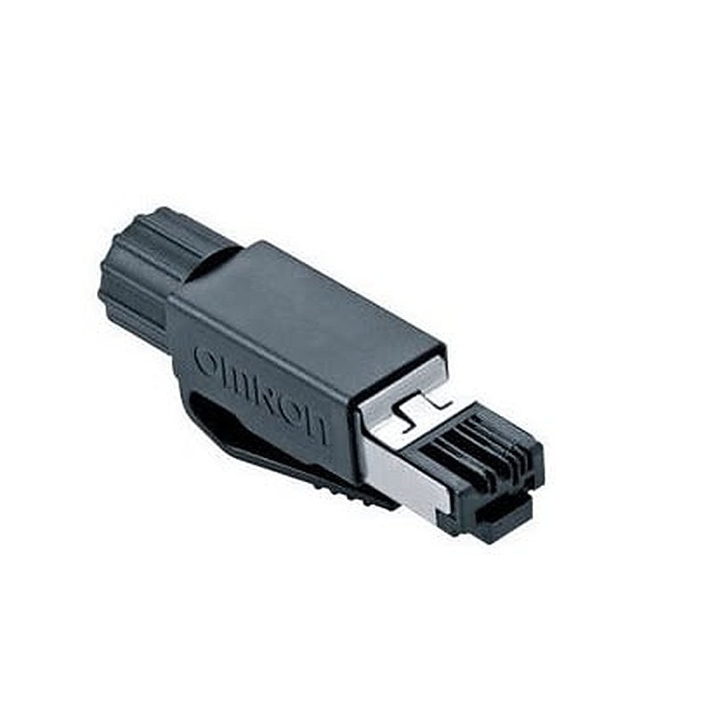 Omron 6 Series RJ45 Connector Male, Panel Mount, Cat5 2 Port 8 Way