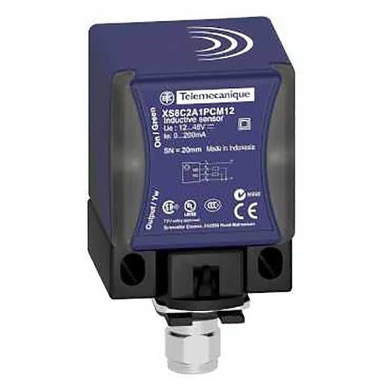 Telemecanique Sensors XS9C2A2A1M12 Block Inductive Proximity Sensor 0/10 V XS 36V dc 25 mm 24 V dc 4mA