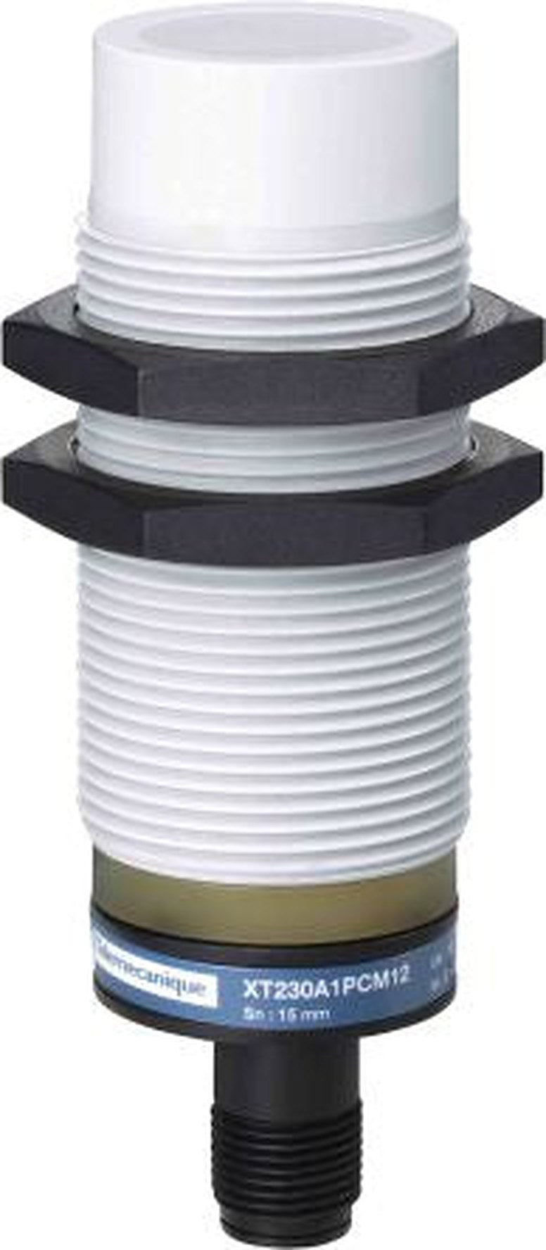 Telemecanique Sensors XT230A1PCM12 Threaded Barrel Capacitive Proximity Sensor XT 15 mm, M30 x 1.5 PNP 400mA 24V dc 30 V