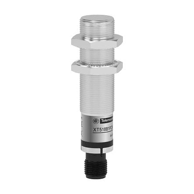 Telemecanique Sensors XT518B1PCM12 Threaded Barrel Capacitive Proximity Sensor XT, M18 PNP 30V 240 V ac 24 V dc 200mA
