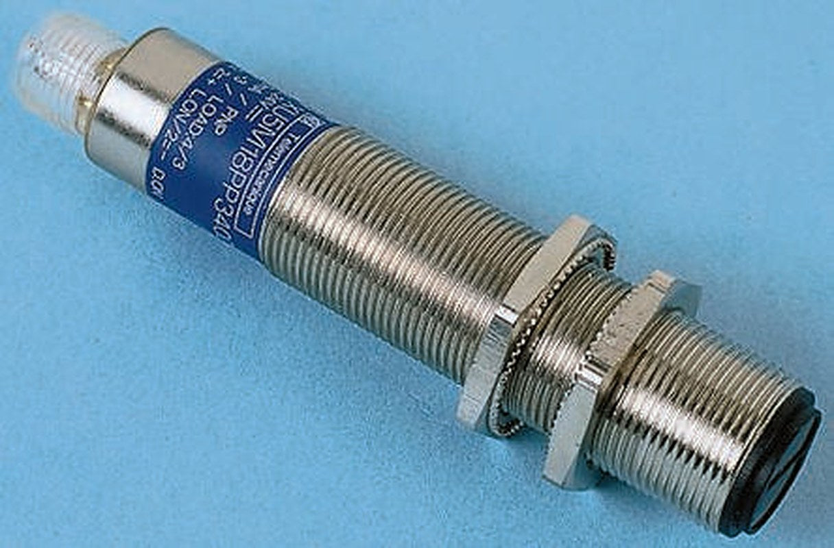 Telemecanique Sensors Diffuse Photoelectric Sensor, Barrel Sensor
