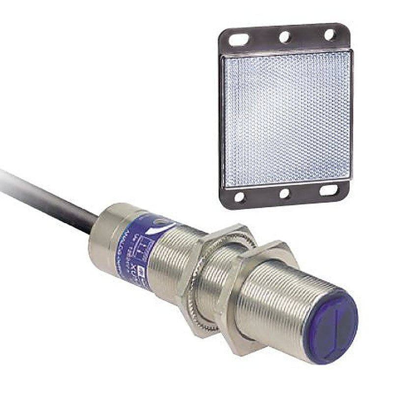 Telemecanique Sensors Polarised Retroreflective Photoelectric Sensor, Cylindrical Sensor