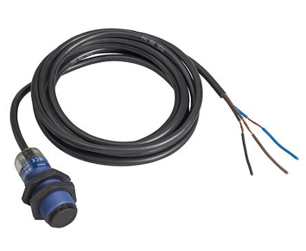 Telemecanique Sensors Diffuse Photoelectric Sensor, Threaded Miniature Sensor