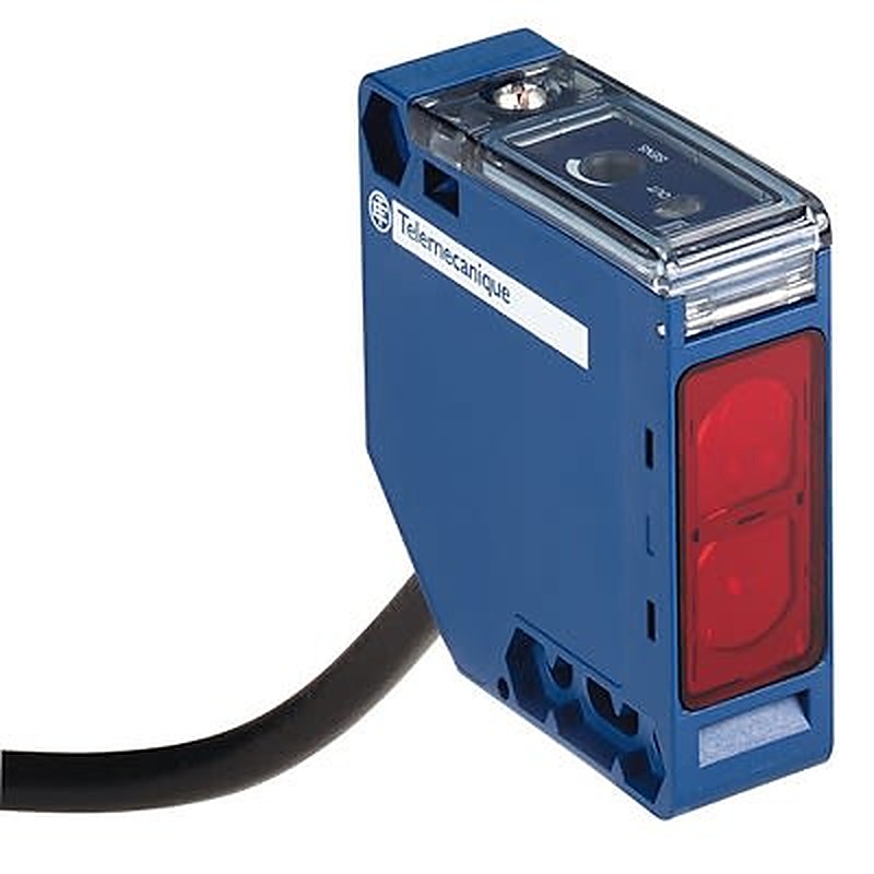 Telemecanique Sensors Retroreflective Photoelectric Sensor, Rectangular Sensor